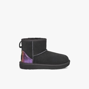 Ugg Classic Mini II Shimmer Klassiska Stövlar Barn Svarta (276350VIK)